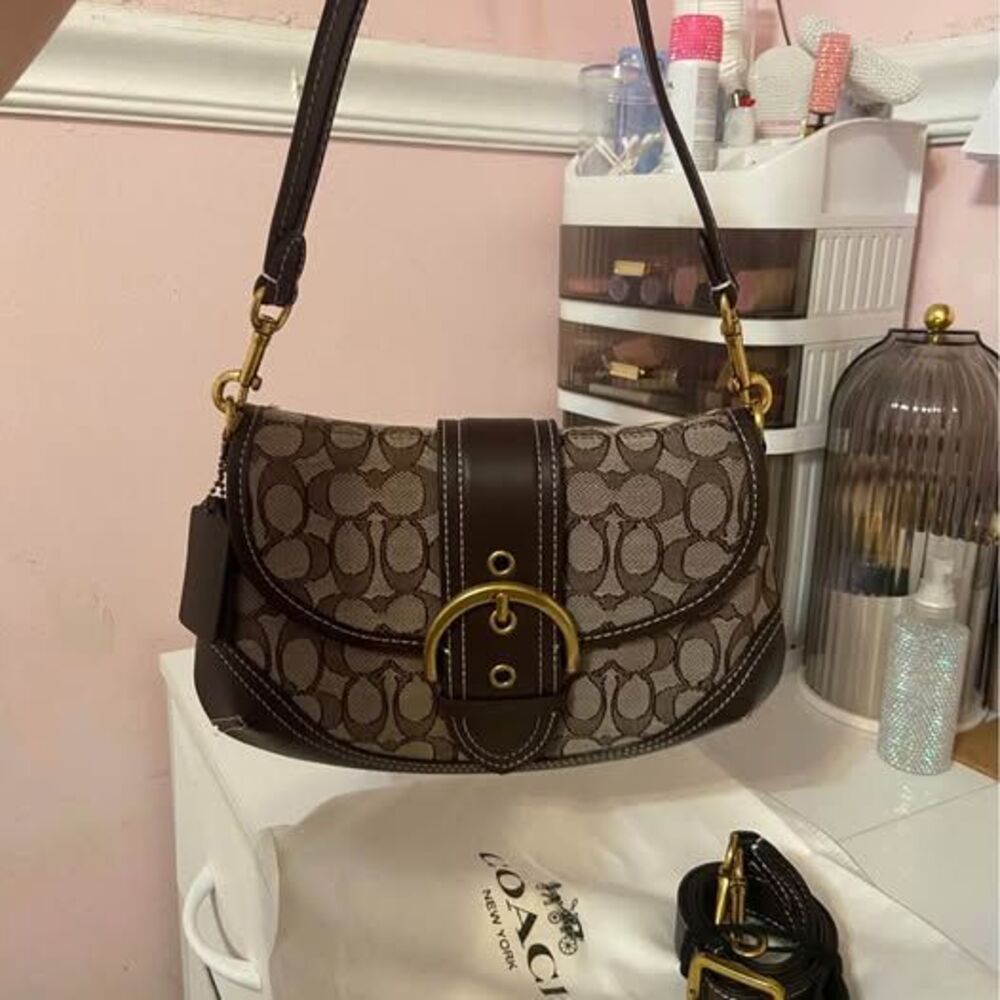 COACH Brown Shoulder Bag